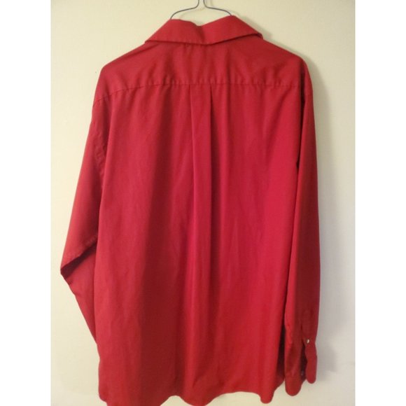George Mens Dress Shirt size XL Red - Picture 3 of 3